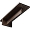 Ekena Millwork Heaton Hidden Support Steel Bracket w/ 6" Support Depth, Hammered Dark Bronze 3"W x 10"D x 2"H BKTM03X10X02HEHDB - alternate 1